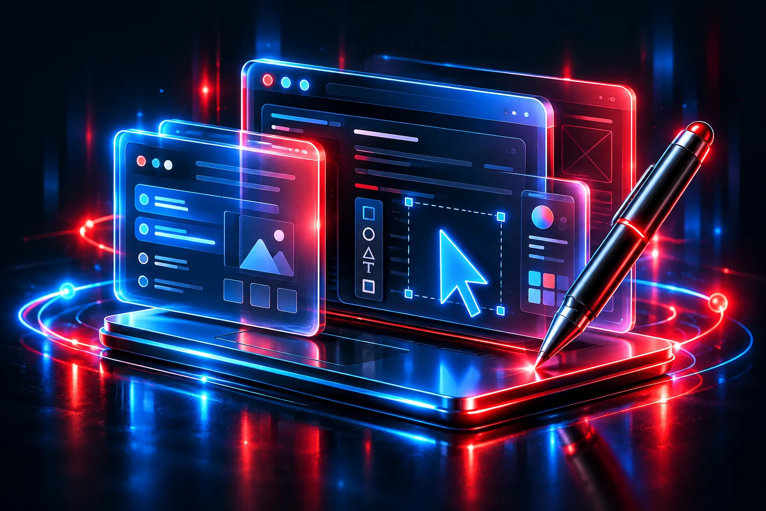 UX / UI design — illustration 3D AminoDev