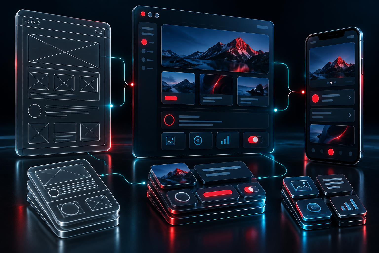 Application — concept illustratif